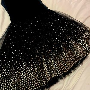 Black and Gold party dress